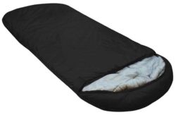 Highlander Big Sleep 250GSM Single Cowl Sleeping Bag - Black